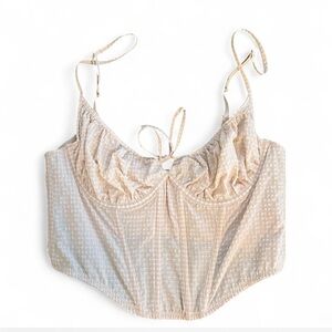Urban Outfitters Out From Under Cream Corset Top
